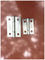 مفصلات الأبواب من صفائح الحديد الزهر الثقيلة عالية الأداء سطح أملس